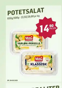 Holdbart POTETSALAT tilbud