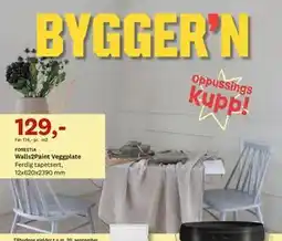Bygger'n FORESTIA Walls2Paint Veggplate tilbud