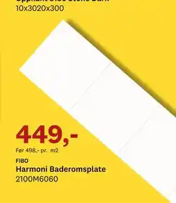 Bygger'n Harmoni Baderomsplate tilbud