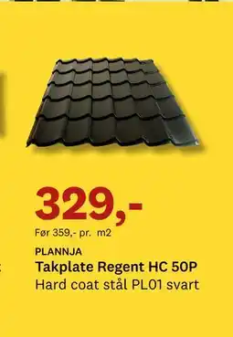 Bygger'n Takplate Regent HC 50P tilbud