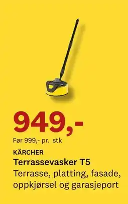 Bygger'n KÄRCHER Terrassevasker T5 tilbud