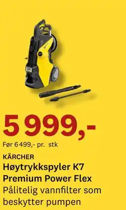 Bygger'n KÄRCHER Høytrykkspyler K7 Premium Power Flex tilbud