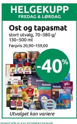 Joker Ost og tapasmat tilbud