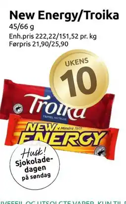 Joker New Energy/Troika tilbud