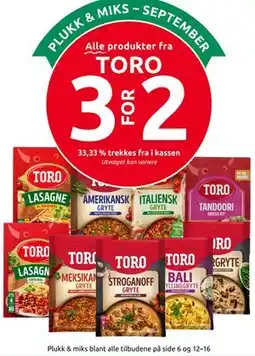 Joker Alle produkter fra TORO tilbud