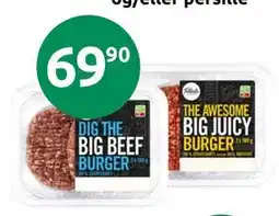 Joker Big Beef eller Big Juicy burger tilbud