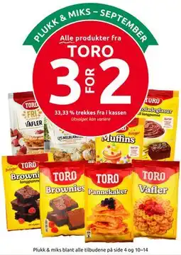 Joker Alle produkter fra TORO tilbud
