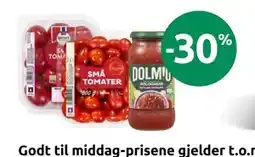 Joker Små tomater & Dolmio tilbud