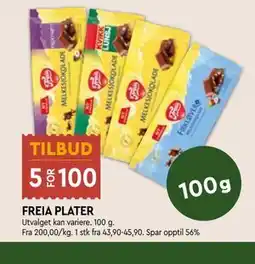Coop Mega FREIA PLATER tilbud