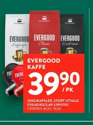 Jacobs EVERGOOD KAFFE tilbud