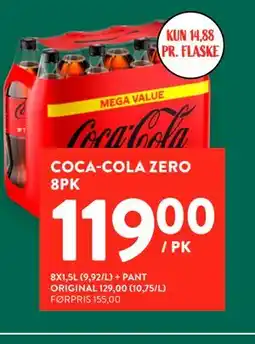 Jacobs COCA-COLA ZERO 8PK tilbud