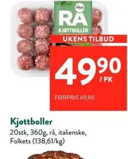 Jacobs Kjøttboller tilbud