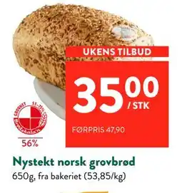 Jacobs Nystekt norsk grovbrød tilbud