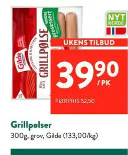 Jacobs Grillpølser tilbud