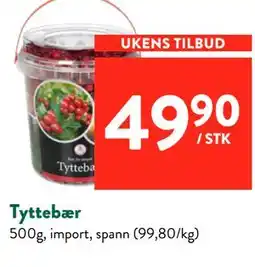 Jacobs Tyttebær tilbud