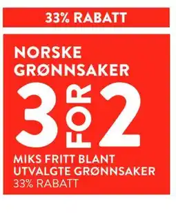 Jacobs NORSKE GRØNNSAKER tilbud