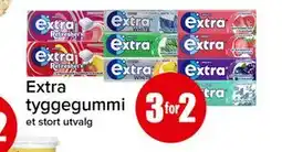 Spar Extra tyggegummi tilbud