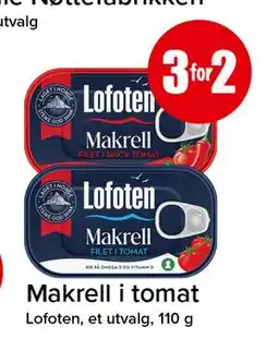 Spar Makrell i tomat tilbud