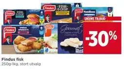 Meny Findus fisk tilbud