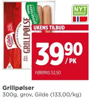 Meny Grillpølser tilbud