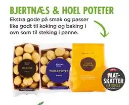 Meny BJERTNÆS & HOEL POTETER tilbud