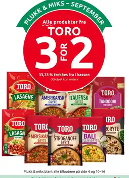 Joker Toro alle produkter tilbud
