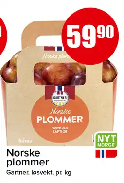 Eurospar Gartner plommer tilbud