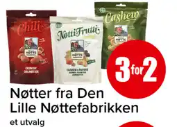 Eurospar Den Lille Nøttefabrikken Nøtter tilbud