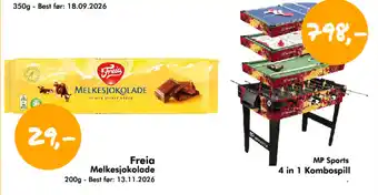 Havaristen Freia Melkesjokolade tilbud