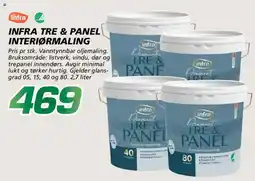 Coop Byggmix Infra tre & panel interiørmaling tilbud