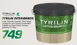 Coop Byggmix Tyrilin interiørbeis tilbud