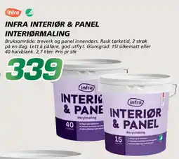 Coop Byggmix Infra interiør & panel tilbud