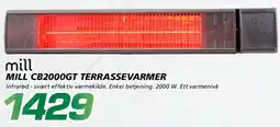 Coop Byggmix Mill terrassevarmer cb2000gt tilbud