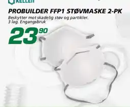 Coop Byggmix Kellen Probuilder Ffp1 Støvmaske tilbud