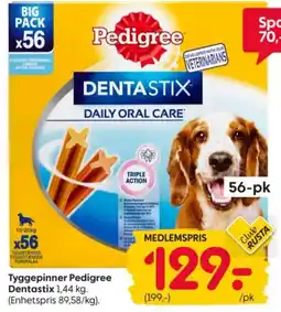 Rusta Pedigree Dentastix Daily Oral Care tilbud