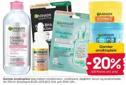 Rusta Garnier ansiktspleie tilbud