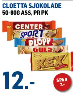 Price Lagerbutikk Cloetta sjokolade tilbud