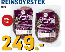 Price Lagerbutikk Folkets reinsdyrstek tilbud
