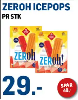 Price Lagerbutikk Zeroh Icepops tilbud
