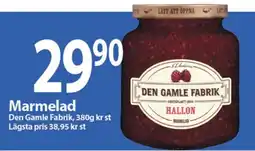 MaxiMat Nordby Den Gamle Fabrik Marmelad tilbud