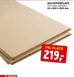 jem & fix GULVSPONPLATE tilbud
