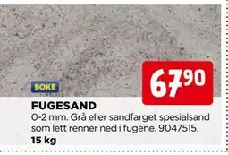 jem & fix FUGESAND tilbud