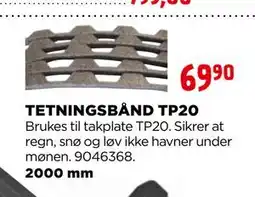 jem & fix TETNINGSBÅND TP20 tilbud
