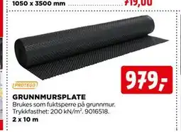 jem & fix GRUNNMURSPLATE tilbud