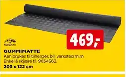 jem & fix GUMMIMATTE tilbud