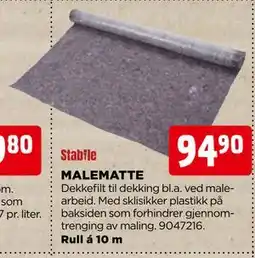 jem & fix MALEMATTE tilbud