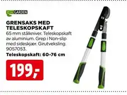 jem & fix GRENSAKS MED TELESKOPSKAFT tilbud