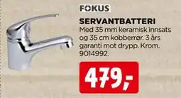 jem & fix SERVANTBATTERI tilbud