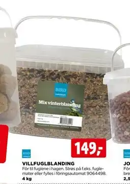 jem & fix VILLFUGLBLANDING tilbud