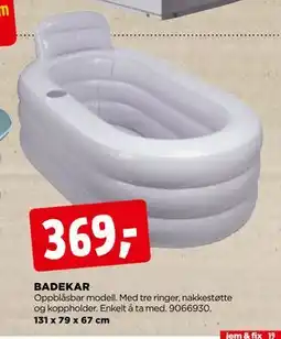 jem & fix BADEKAR tilbud